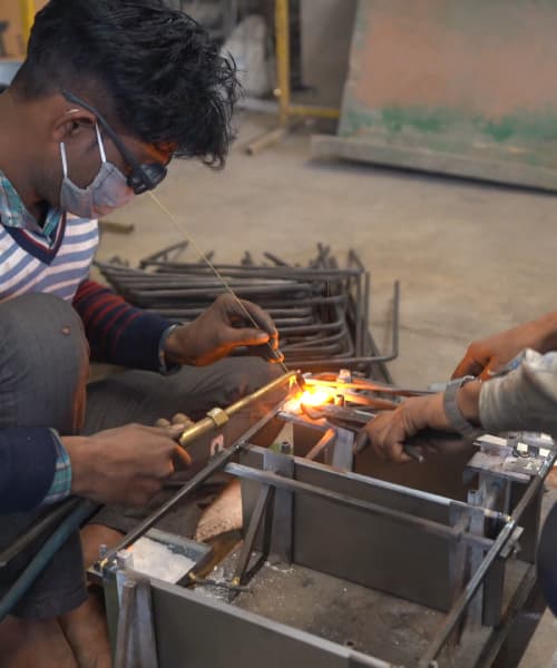Welding & Assembly — factory floor photo